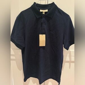 Burberry Men's Navy Polo Shirt